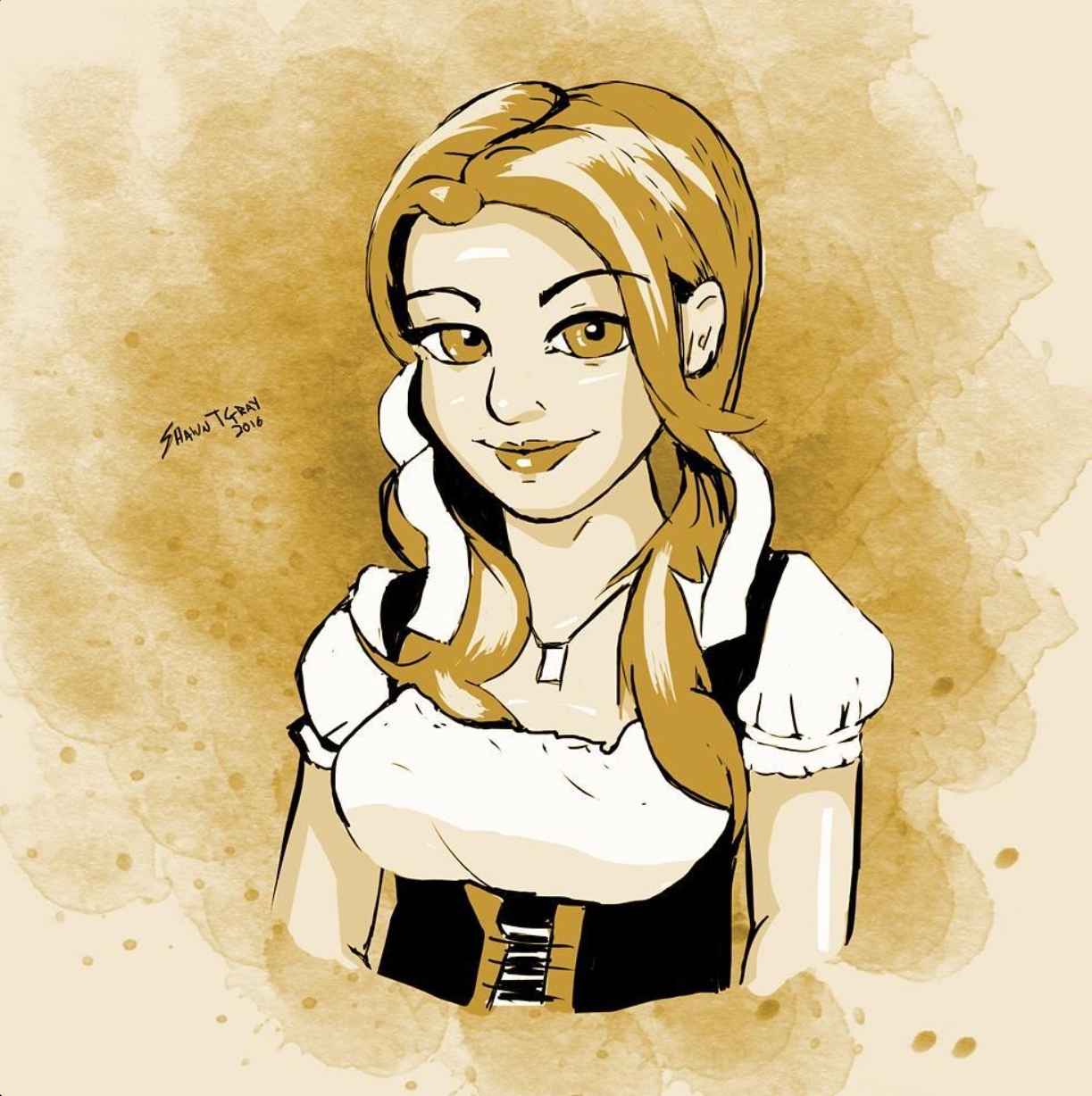 German Girl Portrait
