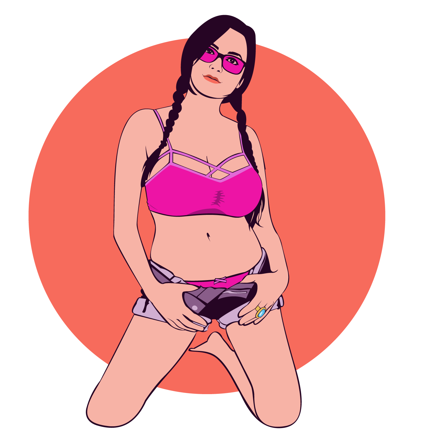 Pink Pose